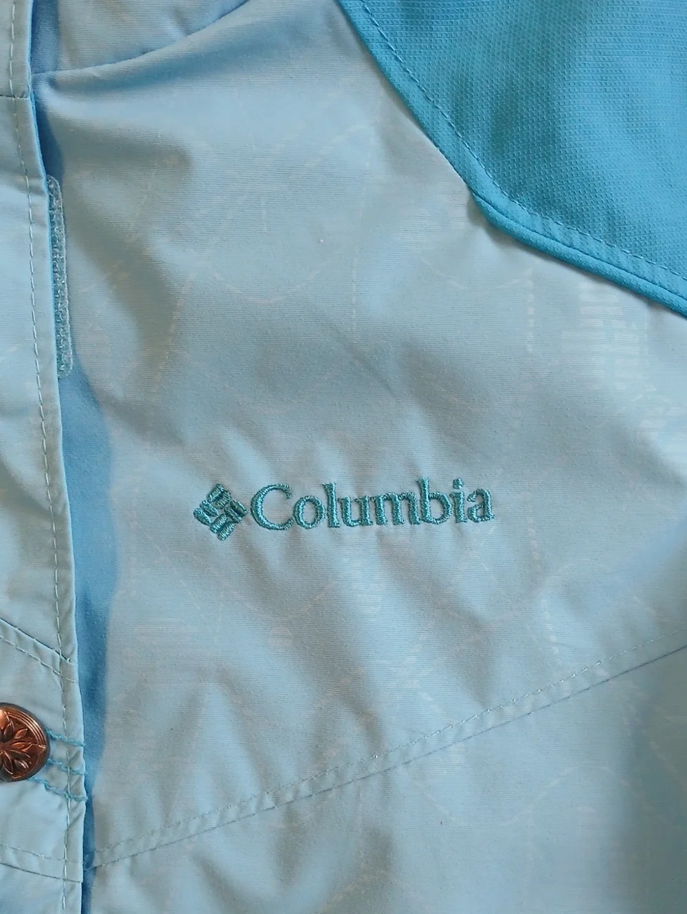 Columbia OmniShield 10/12 Youth Girl's Teal Ski Jacket